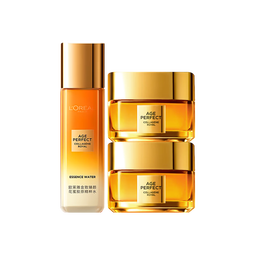 欧莱雅花蜜胶原精粹水65ml+胶原二代面霜15ml*2（轻盈版）【临期清仓】