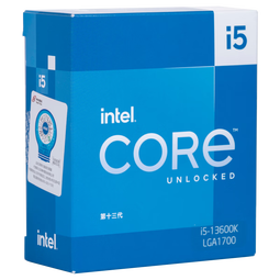 英特尔（Intel）13代酷睿CPU处理器 台式机处理器 盒装CPU 13代i5-13600K 盒装【五年质保】