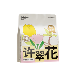 许翠花白金纯植物木薯猫砂1.25kg 不易粘底易吸水易结团【京东定制】