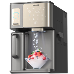 飞利浦（PHILIPS）冰沙冰块加热净水器家用冰境i1pro 台式免安装净饮机 冷热一体净水机ADD8608【政府补贴】