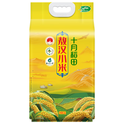 十月稻田 赤峰黄小米 5斤（内蒙古敖汉旗小米 早餐粥米 五谷杂粮2.5kg）