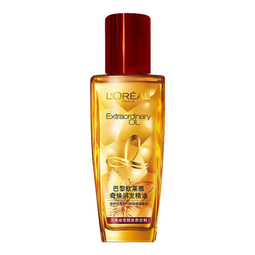欧莱雅奇焕润发护发精油针对烫染发质50ml(小红瓶 免洗 强韧 防损伤) 