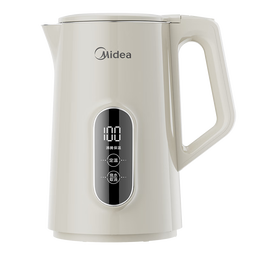 美的（Midea） 电热水壶 热水壶家用烧水壶316母婴无缝内胆电水壶开水壶全自动恒温保温一体最新款 1.7L 【316L母婴级不锈钢】