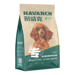 耐威克狗粮 7岁+老年犬专用贵宾泰迪比熊金毛柯基通用鸡肉味宠物犬粮 泰迪老年犬丨鸡肉配方·5斤