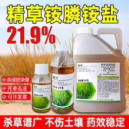 利尔利尔 奥秋 21.9%精草铵膦铵盐可溶液剂非耕地杂草农药除草剂 100g