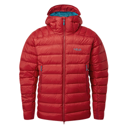Rab 【断货王】男款800篷欧洲鹅绒羽绒服连帽保暖透气523g QDN-85 碳黑色  M