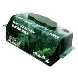 超亚EDI纯水湿巾镜片家庭清洁湿巾婴儿湿纸巾手口宝宝擦脸护理绵湿巾 森氧系列 【体验装】 80抽 1包