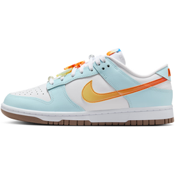 耐克女子轻便运动鞋冬季胶底低帮复古板鞋NIKE DUNK LOW IB8877 191白/多色/白/冰川蓝/貂棕 35.5