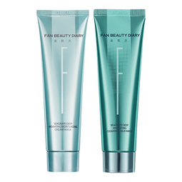 FAN BEAUTY DIARY范冰冰同款海葡萄凝水沁透保湿涂抹面膜100g+清洁泥膜100g