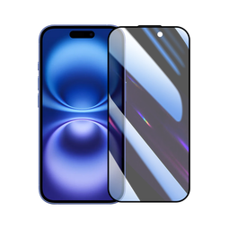 朗客【2片】适用苹果16 /15防窥钢化膜iPhone16/15手机膜防偷看防摔全屏覆盖高清超薄玻璃隐私保护贴膜