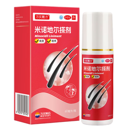 [万汉靓力] 2%米诺地尔搽剂 60ml*1瓶用于治疗脱发严重女专用防脱生发育发际线增液洗发水脱发白 【重度脱发体验款】60ml*1盒
