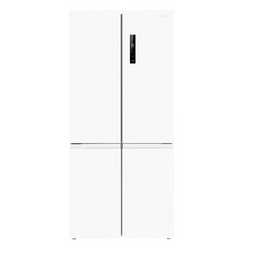 美的（Midea）540十字双系统双循环对开门变频一级大容量风冷无霜独立制冰盒智能白色冰箱国家补贴MR-540WSPZE