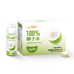 孕味食足100%椰子水含电解质nfc原榨椰汁孕妇适用饮料250ml*6瓶
