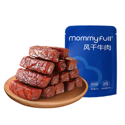 MOMMY FULL孕小饱孕妇零食无添加蔗糖内蒙古手撕风干牛肉干孕期营养解馋肉脯 【0添加蔗糖】风干牛肉干1袋*80g
