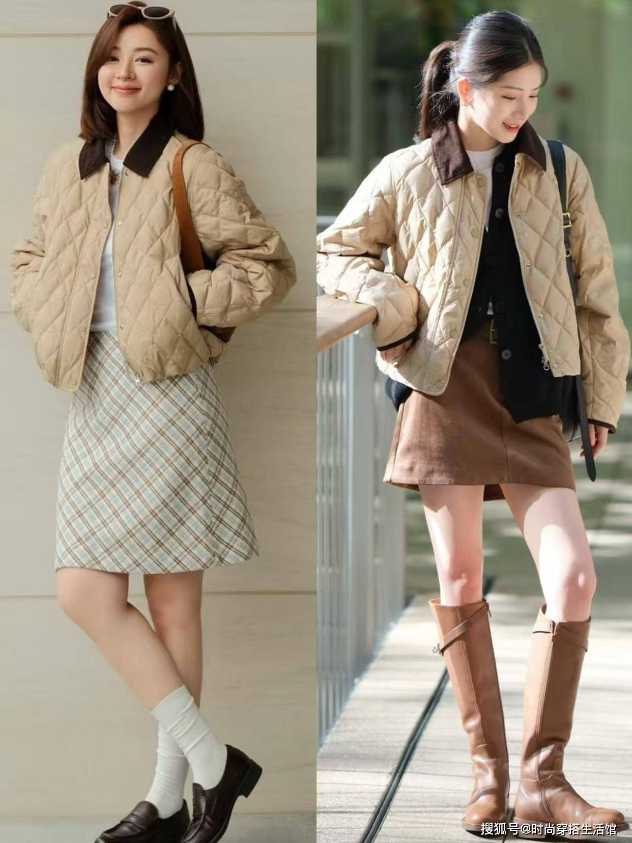 霜降了才发现：不兴大衣、羽绒服！满街都穿“衍缝棉服”，好时髦