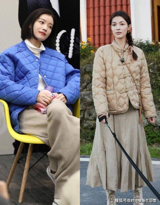霜降后才发现：今年不兴大衣、羽绒服了！满街都在穿“衍缝棉服”