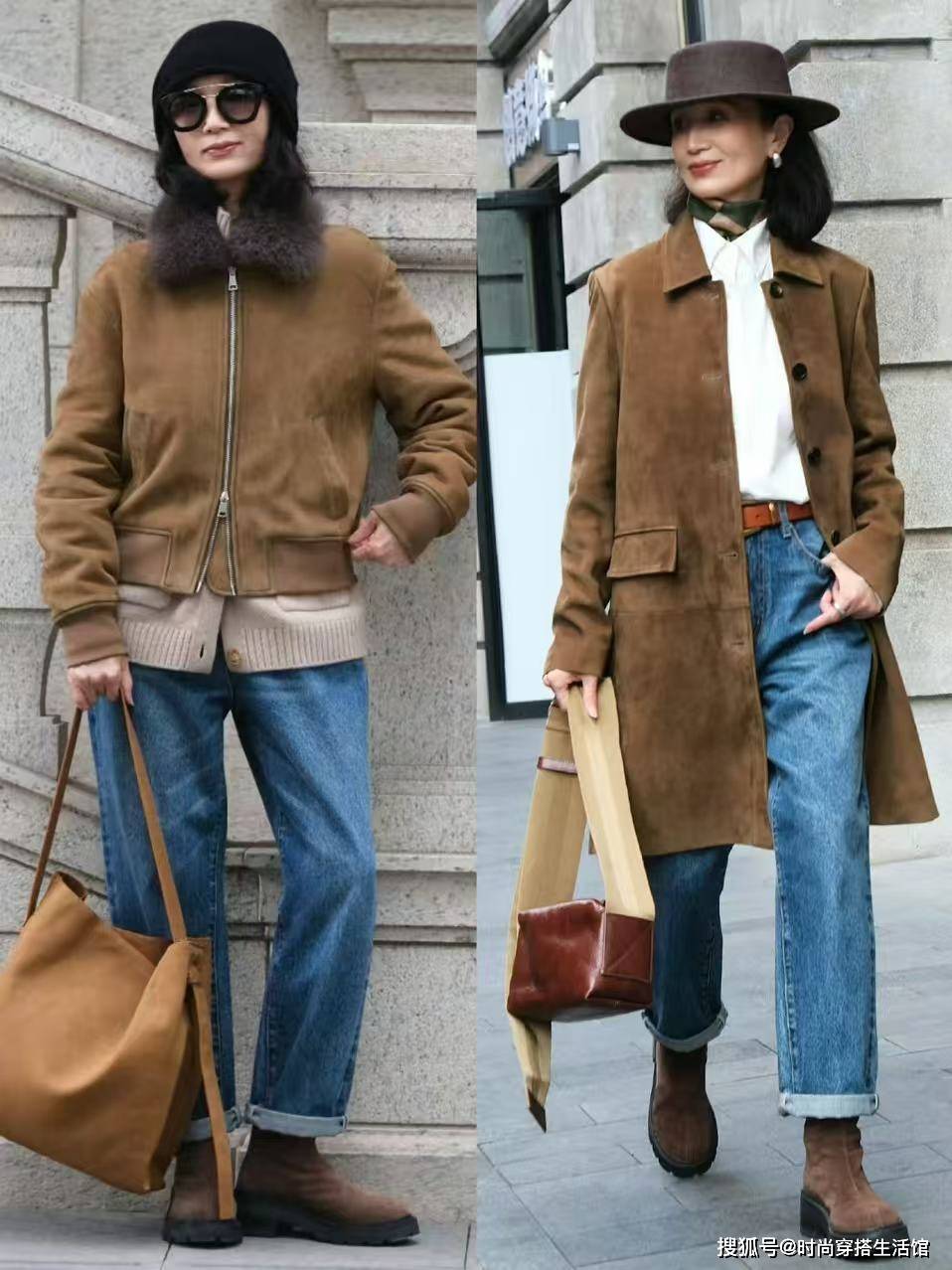 五六十岁女人，尽量少穿黑裤、阔腿裤，学三木妈妈这样穿优雅减龄