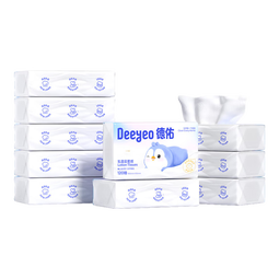 德佑云柔巾乳霜纸保湿柔纸巾抽纸宝宝可用超柔纸面巾擦鼻子纸 【王牌云柔巾】 3层 120抽*10包