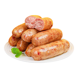 【纯香肉肠】地道黑胡椒火山石脆皮烤肠风味香肠纯香肉肠热狗 【20根】火山石烤肠原味