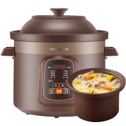 九阳(Joyoung)电炖锅电炖盅5L大容量紫砂预约电砂锅 多功能锅 智能定时精炖煮粥煲汤锅DG50Z-GD510