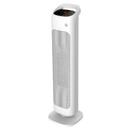 松下 取暖器/暖风机家用/电暖器速热立式/电暖风智能遥控客厅卧室冷暖两用热风机 DS-P2012CW(离子群净化+遥控款)