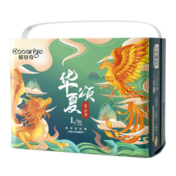 酷安奇 COOANGE华夏颂拉拉裤L码60片（9-14kg）新生儿尿不湿【品牌直供 安心品质】
