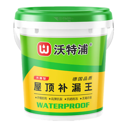 沃特浦防水涂料屋顶防水补漏材料房顶裂缝防水胶沥青王房屋楼顶防漏水胶 【超值装】白色 4斤 单遍约4平