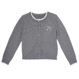 百图betu女装2025秋季新款毛针织衫花边领简约显瘦长袖上衣女2509T33 深灰 XS