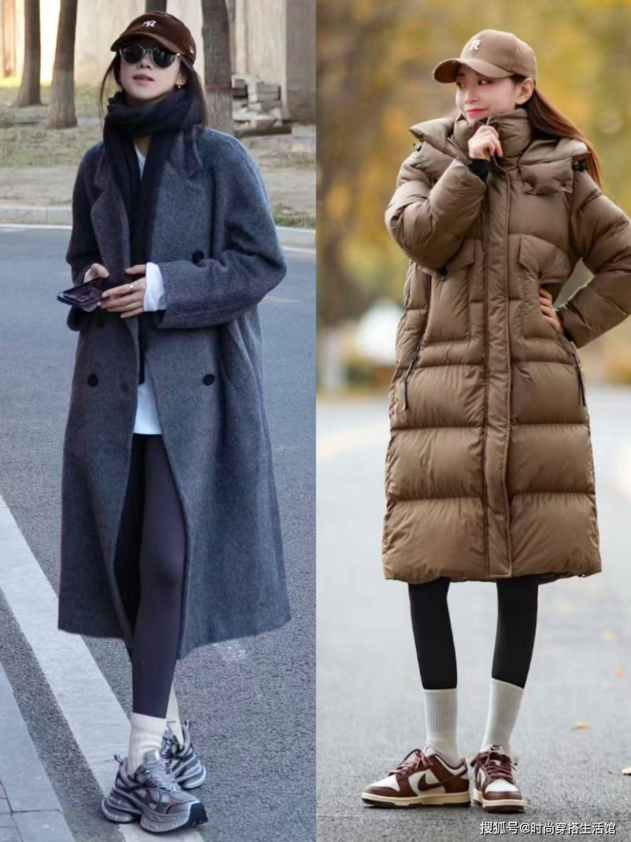 这才是“鲨鱼裤”的正确打开方式，保暖洋气，配大衣、羽绒服好美