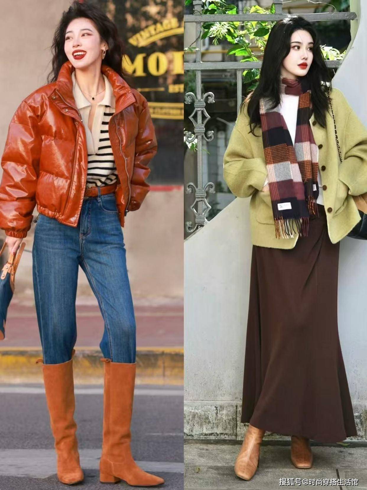 每次出门上班，都没衣服穿？建议备上这“2外套2衣2裤2靴”，真美