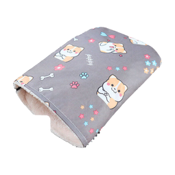 【加绒加厚】2025新款电动车挡风冬季手把套防水防寒保暖手套 招财狗灰色【加厚加绒】一对装