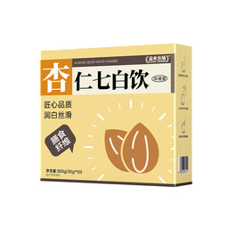 盖亚农场杏仁七白饮300g山药莲子百合冲饮 即食早餐 五谷杂粮 营养代餐粉 杏仁七白饮300g