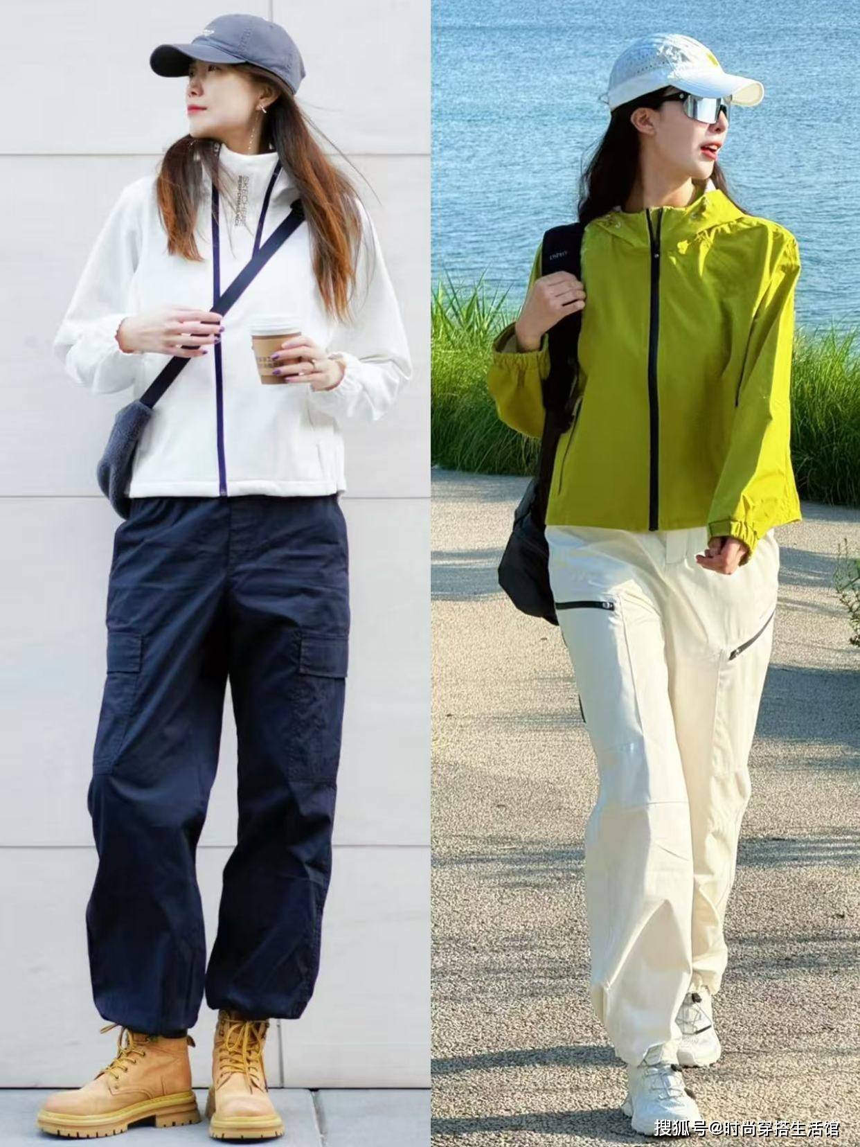 降温才发现：今年羽绒服不兴了！满街都穿“冲锋衣+冲锋裤”，美