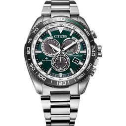 西铁城（CITIZEN）男表光动能电波空中之鹰运动手表潜水表男士手表情人节礼物 CB5034-91W