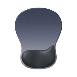 KPTE鼠标垫【人体工学护腕】渐变鼠标护手腕托滑鼠垫子女生硅胶防滑 【渐变蓝黑】