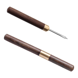 拜杰茶针茶具配件不锈钢茶刀开普洱茶饼功夫茶具茶道六君子黑檀木茶针