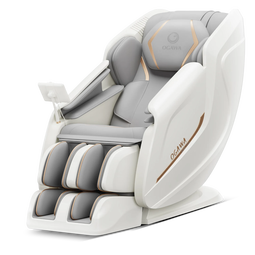 奥佳华按摩椅十大品牌家用太空舱全身肩颈揉捏智能3D机芯电动太空舱送老人生日礼物7508Pro3.0丝绒云灰