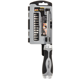 麦思德(MASTERPROOF)多功能棘轮螺丝刀套装家用一字十字六角套筒批头组套 55件套装 22040