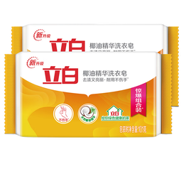 立白椰油精华洗衣皂透明101g皂家庭装实惠大块洗衣服肥皂耐用不伤手 椰油精华皂101g*2块