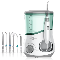 博皓（prooral）冲牙器便携式洗牙器家用牙齿冲洗器电动洁牙器水牙线正畸专用牙垢去除清洁器 送朋友父母礼物 42 象牙白