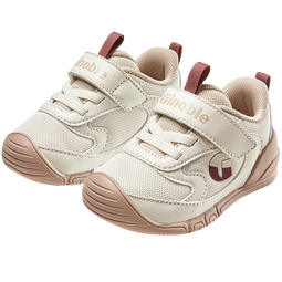 基诺浦童鞋婴儿步前鞋2025秋季软底宝宝机能鞋 男女童鞋子GB2456 米色_淡米 18 110mm 适合脚长106-115mm