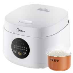 美的(Midea) 电饭煲 家用电饭锅智能预约多功能微压 可煮小米粥迷你小型1-2-4人煮饭锅电煮锅易清洗小巧机身 【节能版】 白色 FB30M161 3L