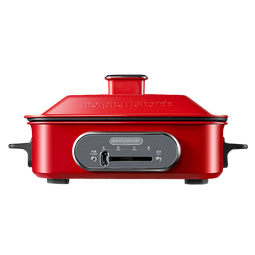 摩飞电器（Morphyrichards）多功能电煮锅煎炒一体 家用电锅 鸳鸯火锅电火锅 锅多功能一锅多用 MR9088 3L 【镇店款】英石红