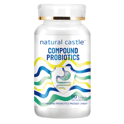 Natural Castle复合益生菌 90片/瓶 可配儿童成人调理肠胃幽门螺旋螺杆菌益生菌