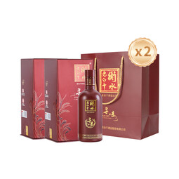 衡水老白干53度寻味 老白干香型白酒 手提礼盒 古法酿造 聚会自饮 53度 500mL 2瓶