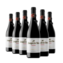 桃乐丝（Torres）西班牙进口 公牛血干红葡萄酒750ml*6整箱 升学宴经典红酒礼赠