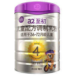 a2至初奶粉4段奶粉 儿童配方调制乳粉 3-6岁适用 850g/罐 850g*1罐【新升级】