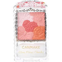 CANMAKE井田日本花瓣五色腮红修容高光一体盘约会礼物送女友珊瑚粉红色02