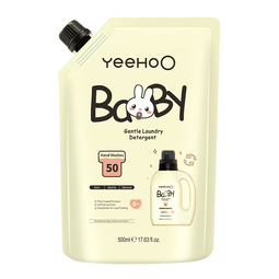 英氏婴儿洗衣液天然温和植物酵素洗衣补充装500ml 英氏婴儿洗衣液