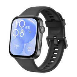 华为（HUAWEI）手表WATCH FIT 3【咨询享更优惠】智能运动健康管理蓝牙通话轻薄大屏NFC门禁支付送男女士朋友礼物 幻夜黑【甄选定制表带+精美表盘】